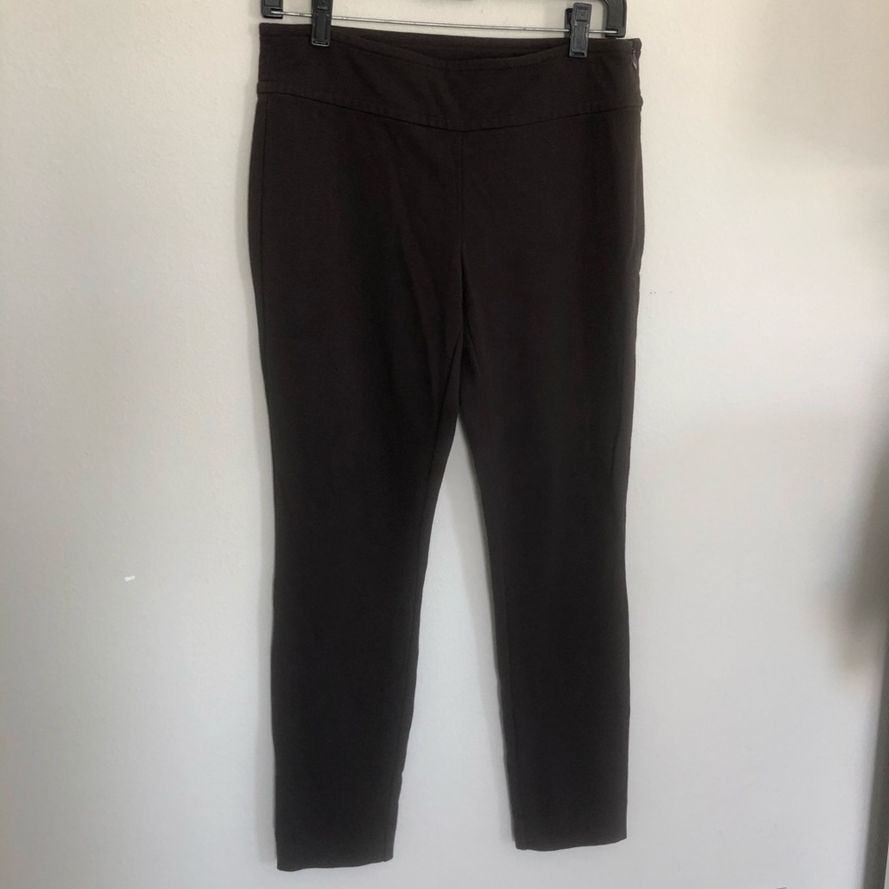 Eileen Fisher Viscose Stretch Pants Brown Size Sm